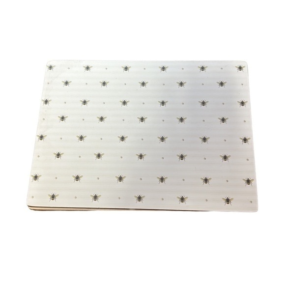 Bumblebee White Cork Placemat Set - Picture 1 of 3